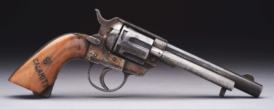 (a) Colt 1873 Type Revolver Documented To 3 Major Western Motion Pictures Including "shane".
