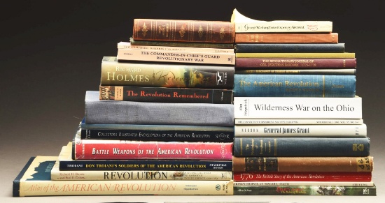 Lot Of 33: Early Rare Books On The Revolutionary War, Some Rare And Early.