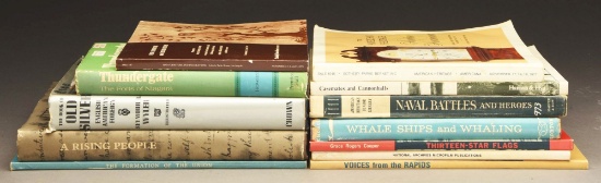 Lot Of 14: Antique And Historical Reference Books And Sale Catalogs.