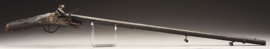(a) Rare British Flintlock Pattern 1738 Black Short Sea Service Musket.
