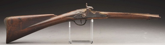 Buttstock Of American Officer's Fusil Inscribed "m. Allen 1777", Lock Marked White & Ely.