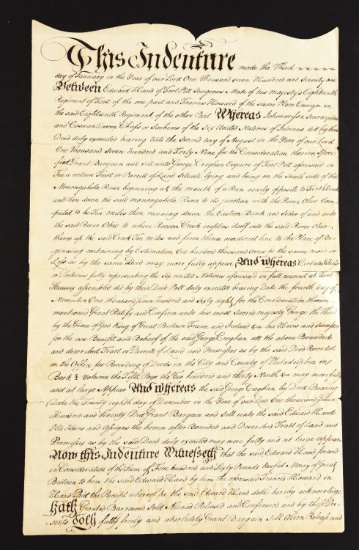 Future General Edward Hand Buys Former Indian Lands From George Croghan 1771