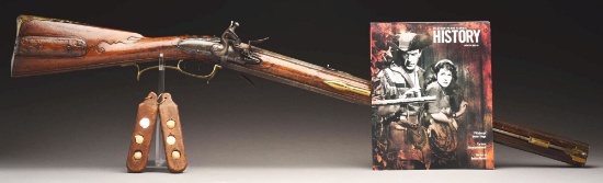 Documented Gary Cooper's Original German Swivel Breech Jaeger Used In "unconquered".
