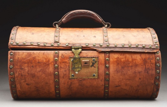 Leather Trunk Used By Gary Cooper In "unconquered."