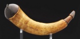 Jacob Slagle Powder Horn With British Crest, Dated 1768.