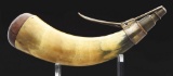 Silver Mounted Powder Horn Hallmarked 