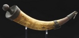 Brass Mounted Artillery Powder Horn.