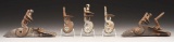 Lot Of 2: Early British Sea Service Pistol Locks And 3 Cocks.