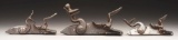 Lot Of 3: Early And Scarce 18th Century Flintlock Mechanisms.