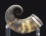 Silver Mounted Scottish Snuff Horn.