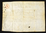 Pfister's 1760 Commission As Lieutenant In The 60th Or 'royal American' Regiment.