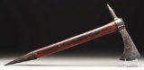 French And Indian War Period Spike Tomahawk With Original Haft.