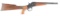(N) Extremely Scarce Remington Rolling Block 16 Gauge Shotgun/ Pistol with Stock (