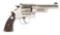 (C) Rare Documented Nickel Finish Smith & Wesson Registered Magnum Revolver