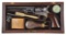 (A) Cased Engraved Colt Model 1849 Percussion Pocket Revolver.