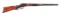 (A) Winchester Model 1886 Deluxe .45-70 Lever Action Rifle (1896).