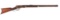 (A) Early Winchester Model 1876 Open Top Lever Action Rifle (1876).