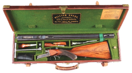 (C) Fine "Golden Age" Boxlock Ejector Double Rifle by William Evans in High Original Condition and w