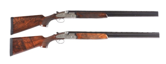 (M) A Pair of Beretta SO-3 Over Under Game Shotguns with Cases.