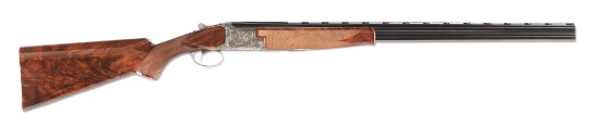 (M) 20 Gauge Browning "C" Series "Exhibition" Superposed Shotgun with Superb Baroque Scroll by C.  B