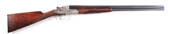 (C) Scarce 20 Gauge Merkel 203E Over-Under Sidelock Ejector Shotgun with Very Fine Game Scene