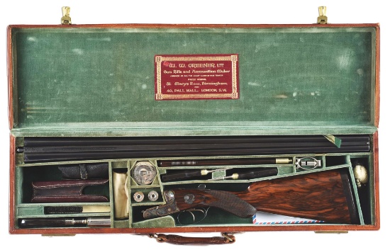 (C) W. W. Greener Special Grade 3" Chamber, Facile Princeps Boxlock Ejector Waterfowling Shotgun wit
