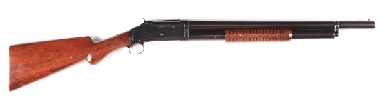 (A) Exceptional Winchester Model 1893 Riot Shotgun one of consecutive pair