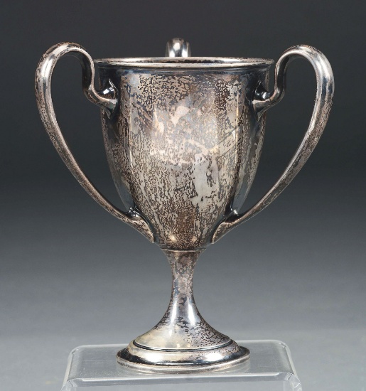 Fantastic Sterling Silver shooting trophy won by Arthur W. Dubray "The Gaucho" in 1904 during his ti