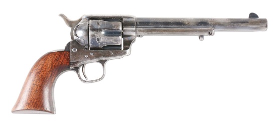 (A) US Colt Cavalry Single Action Army Revolver with Kopec Letter (Johnson Inspected).