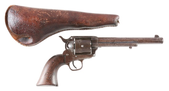 (A) US Colt Cavalry Single Action Army Revolver with Kopec Letter (Ainsworth Inspected).