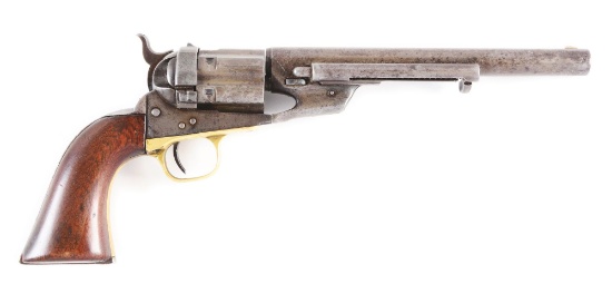 (A) Colt Model 1860 Long Flute Conversion Revolver.