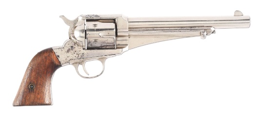 (A) U.S. ID Marked Remington Model 1875 Revolver.