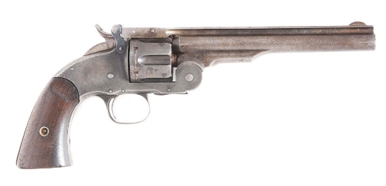 (A) US Smith & Wesson Schofield Revolver Attributed to Frank James.