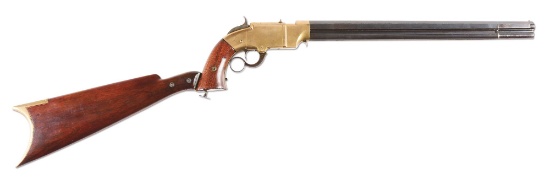 (A) Volcanic Repeating Arms Co. 16" Pistol Carbine with Case.