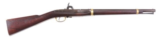 (A) Rare Harpers Ferry Model 1842 Brass Mounted Fishtail Hall Carbine.
