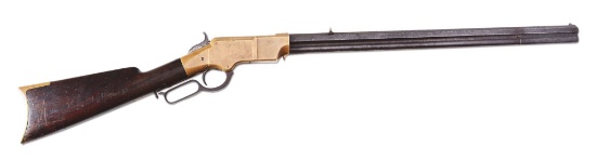 (A) New Haven Arms Co. Henry Model 1860 Lever Action Rifle (1864).