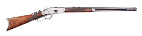 (A) Winchester Model 1873 Engraved "One of One Thousand" Lever Action Rifle