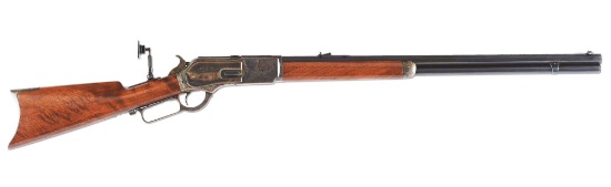 (A)Outstanding Case Color 1876 Winchester in 50 Express Caliber