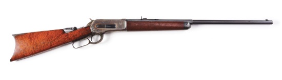 (A) Deluxe Winchester Model 1886 Lever Action Rifle.