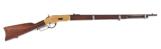 (A) Rare Louisiana State Militia Winchester Model 1866 Lever Action Musket.