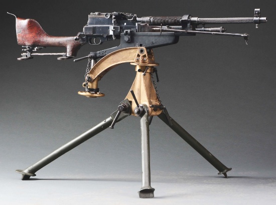 (N) Very Rare WW1 U.S Colt Automatic Machine Gun Model of 1909 (Benet Mercie) With Accessories and T