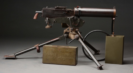 (N) Rare Colt Model of 1919 Water Cooled Machine Gun on Colt Commercial Tripod (CURIO & RELIC).