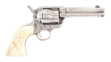 (C) New York Engraved Colt Single Action Army Revolver (1900).