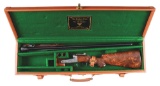 (C) Parker Bros A-1 Special Upgrade 20 Gauge Shotgun with Classic Floral Engraving by Angelo Bee in