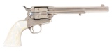 (A) Near New Phenomenal Condition Nickel Colt Single Action Army Revolver (1876).