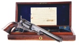 (A) Cased Colt 1851 London Navy Percussion Revolver (1855).