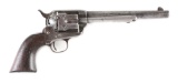 (A) Late US Stamped Colt Single Action Army Calvary Revolver (1890).