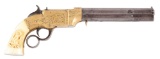 (A) Factory Engraved New Haven Arms Volcanic #1 Target pistol