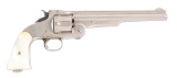 (A) Boxed Smith & Wesson No. 3 Russian 1st Model Single Action Revolver with Pearl Grips.