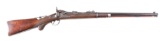 (A) Springfield 1875 Trapdoor Officers Model Single Shot Rifle.